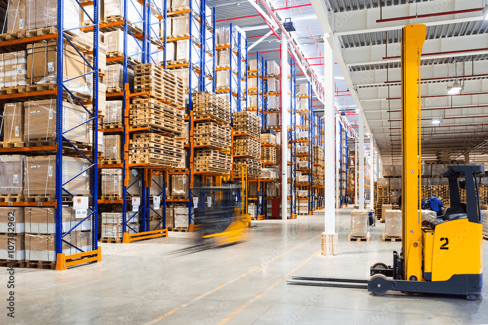 Industrial cargo stored at Tulip Bond custom bonded warehouse in SITE Karachi